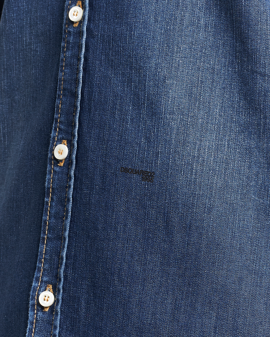 Men | Shirts | Dsquared2 | Relax Dan Denim Shirt Blue