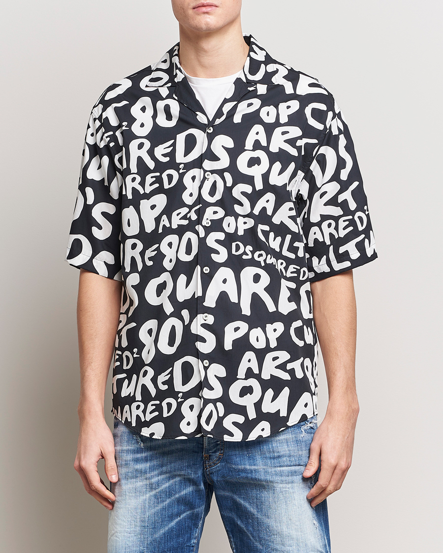 Herren |  | Dsquared2 | Pop 80's Bowling Shirt Black