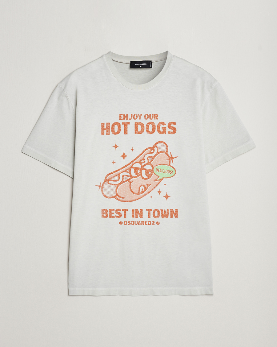 Men | T-Shirts | Dsquared2 | Regular Fit Logo Crew Neck T-Shirt Mint