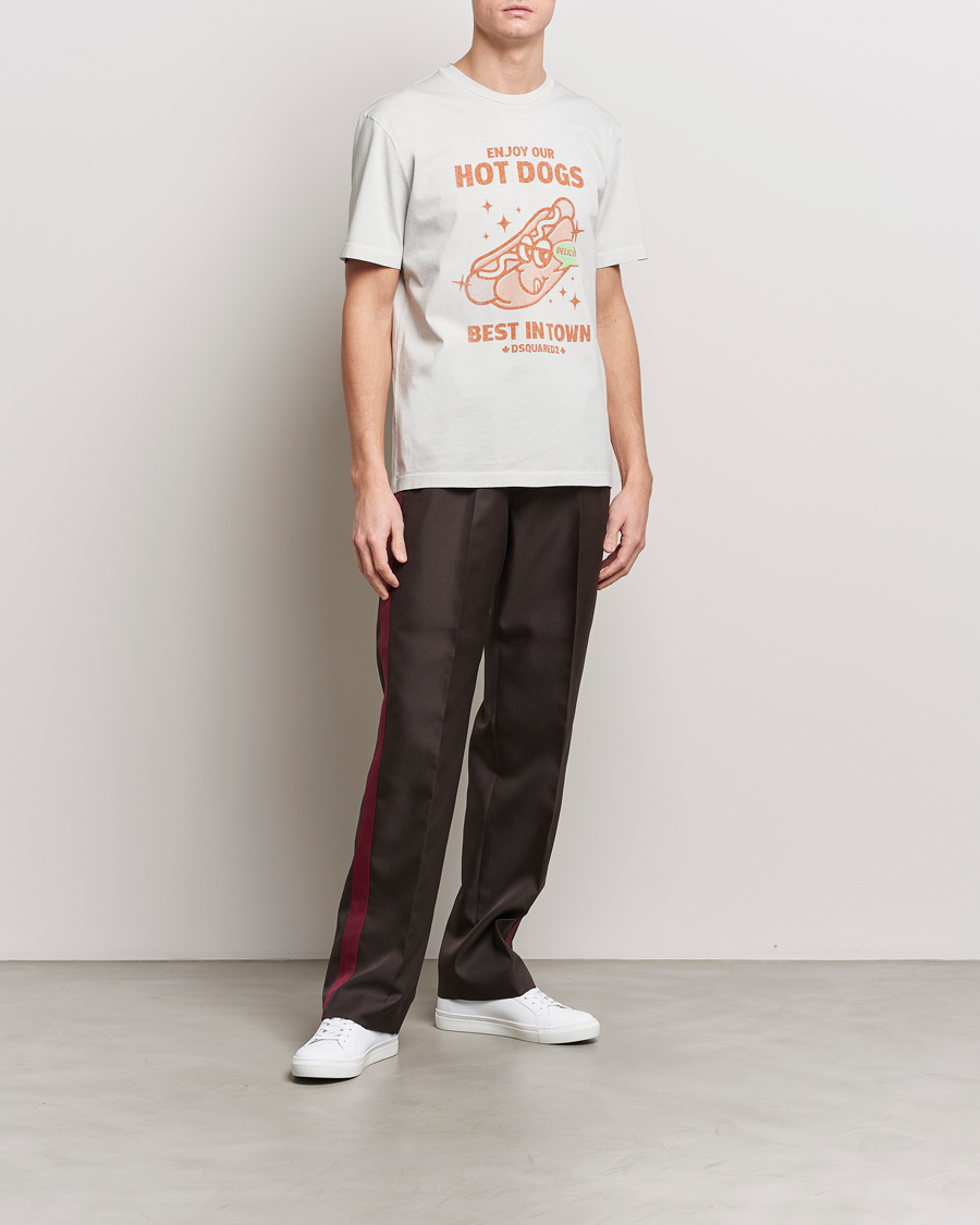 Men | T-Shirts | Dsquared2 | Regular Fit Logo Crew Neck T-Shirt Mint