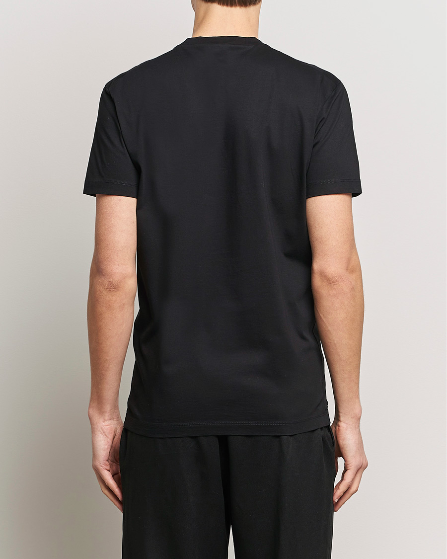 Men | T-Shirts | Dsquared2 | Cool Fit Be Icon Crew Neck T-Shirt Black