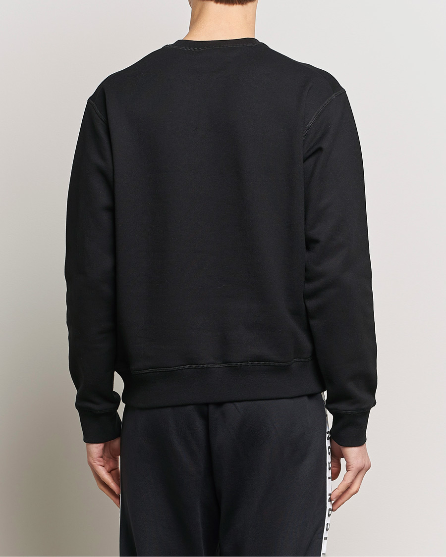 Men | Sweaters & Knitwear | Dsquared2 | Icon Small Logo Crew Neck Sweatshirt Black