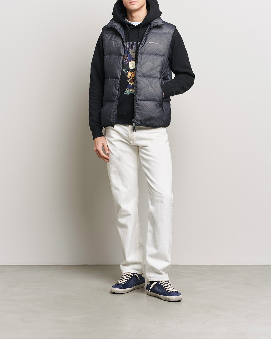 Men | Coats & Jackets | Dsquared2 | 3D Ripstop Puffer Vest Navy