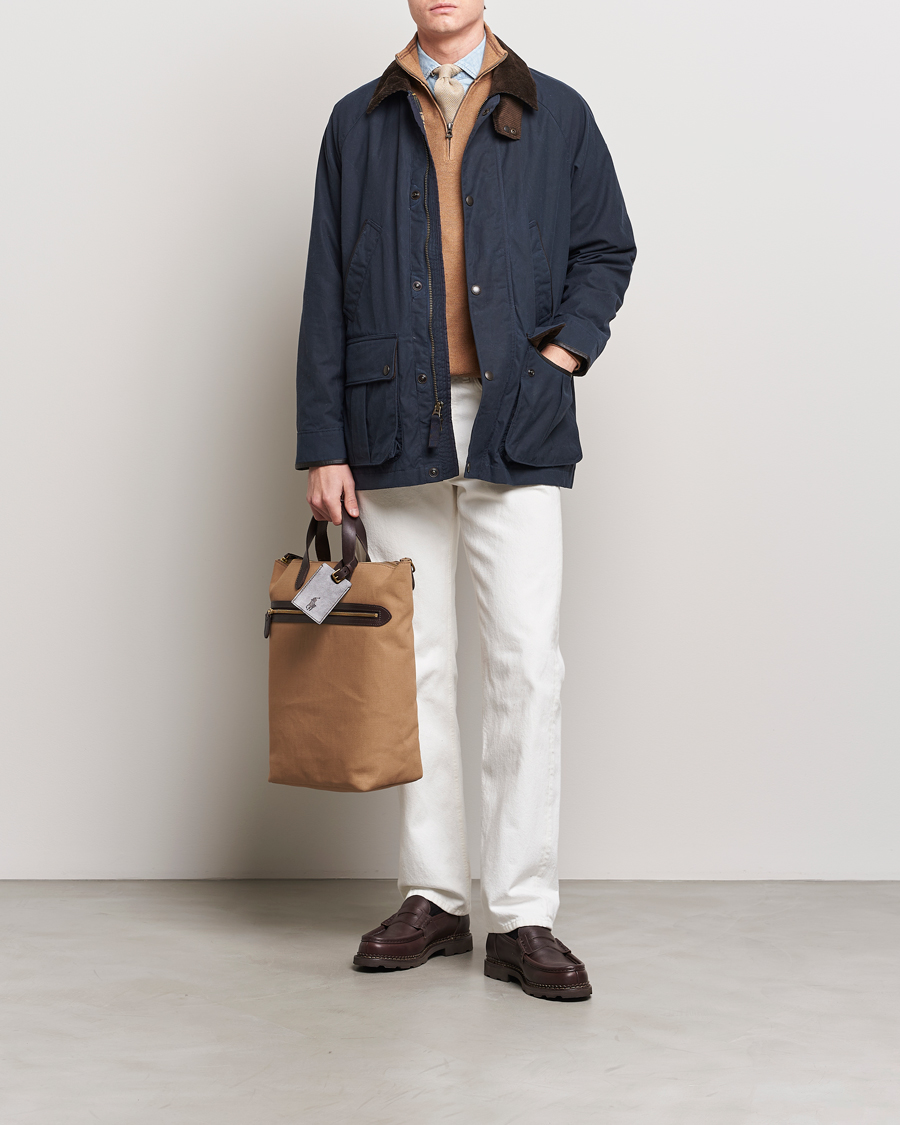 Men | Coats & Jackets | Polo Ralph Lauren | Waxed Cotton Field Jacket Navy