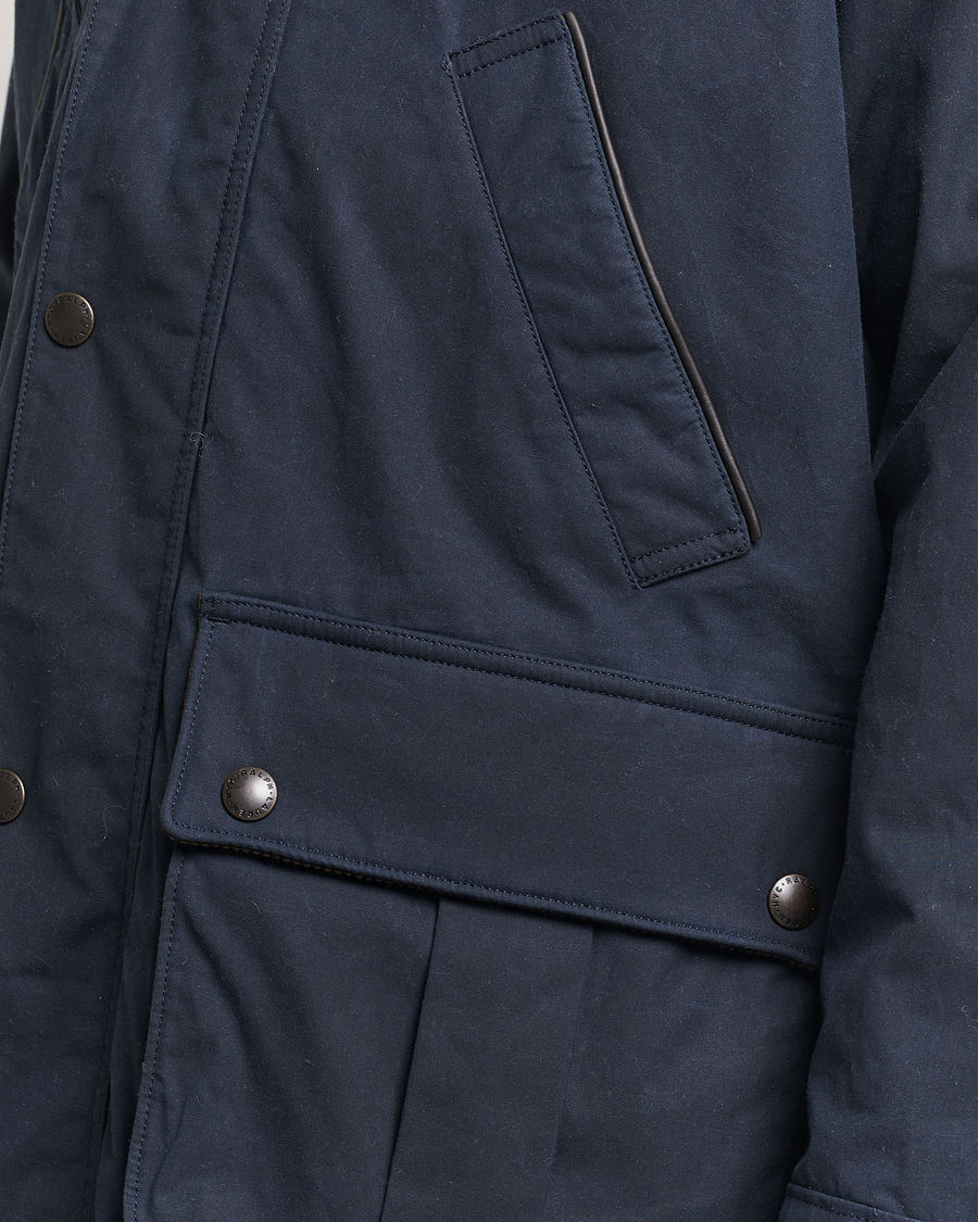 Men | Coats & Jackets | Polo Ralph Lauren | Waxed Cotton Field Jacket Navy