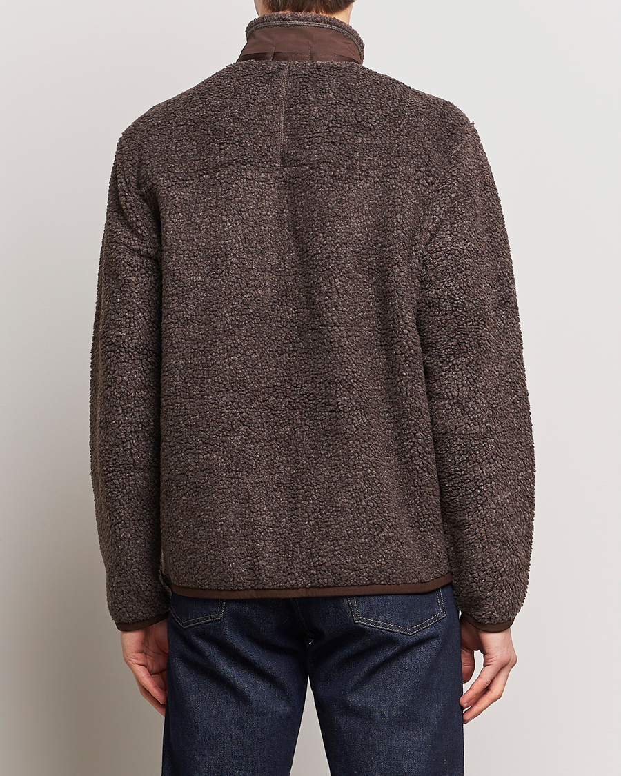 Men | Coats & Jackets | Polo Ralph Lauren | Hi-Pile Fleece Full-Zip Jacket Dark Beech