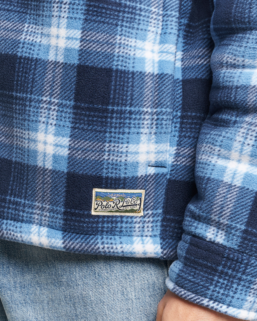 Men | Coats & Jackets | Polo Ralph Lauren | Magic Fleece Outdoor Shirt Jacket Ombre Blue
