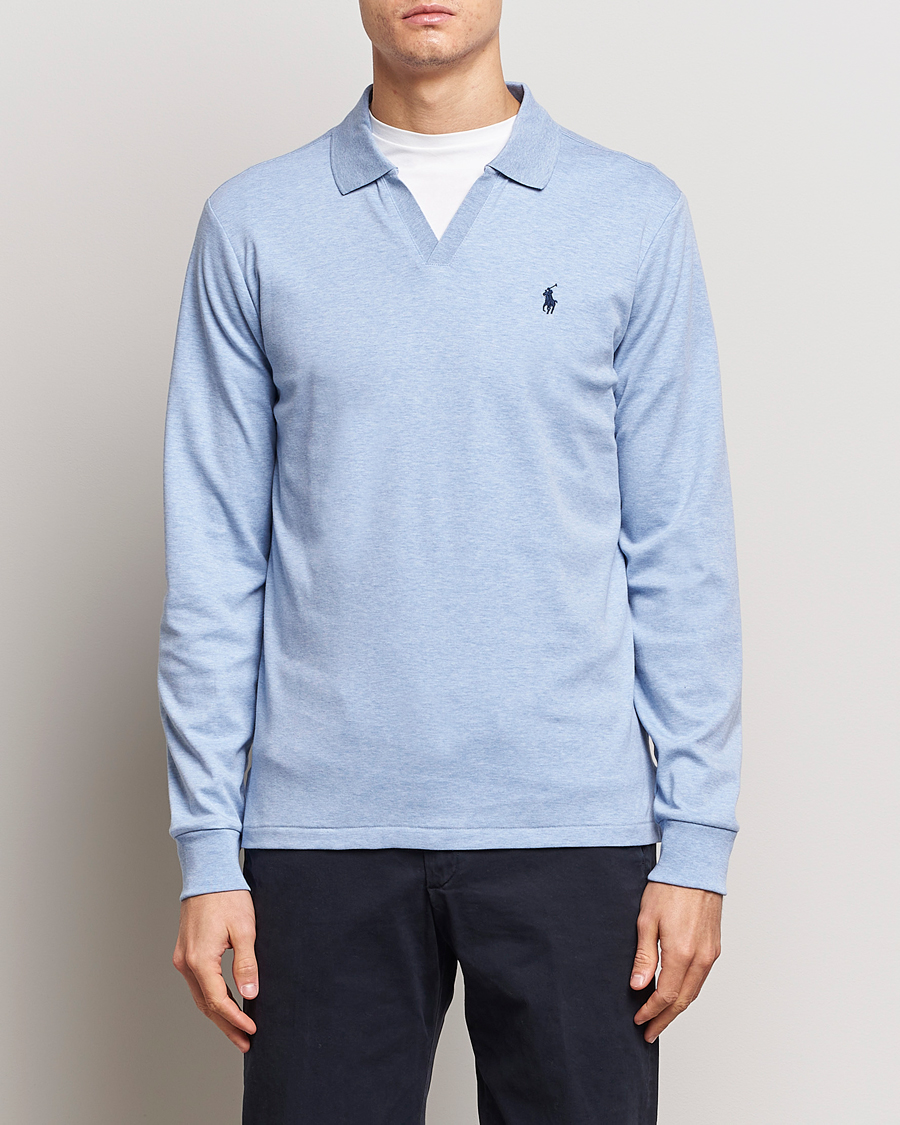 Men |  | Polo Ralph Lauren | Long Sleeve Polo Shirt Isle Heather