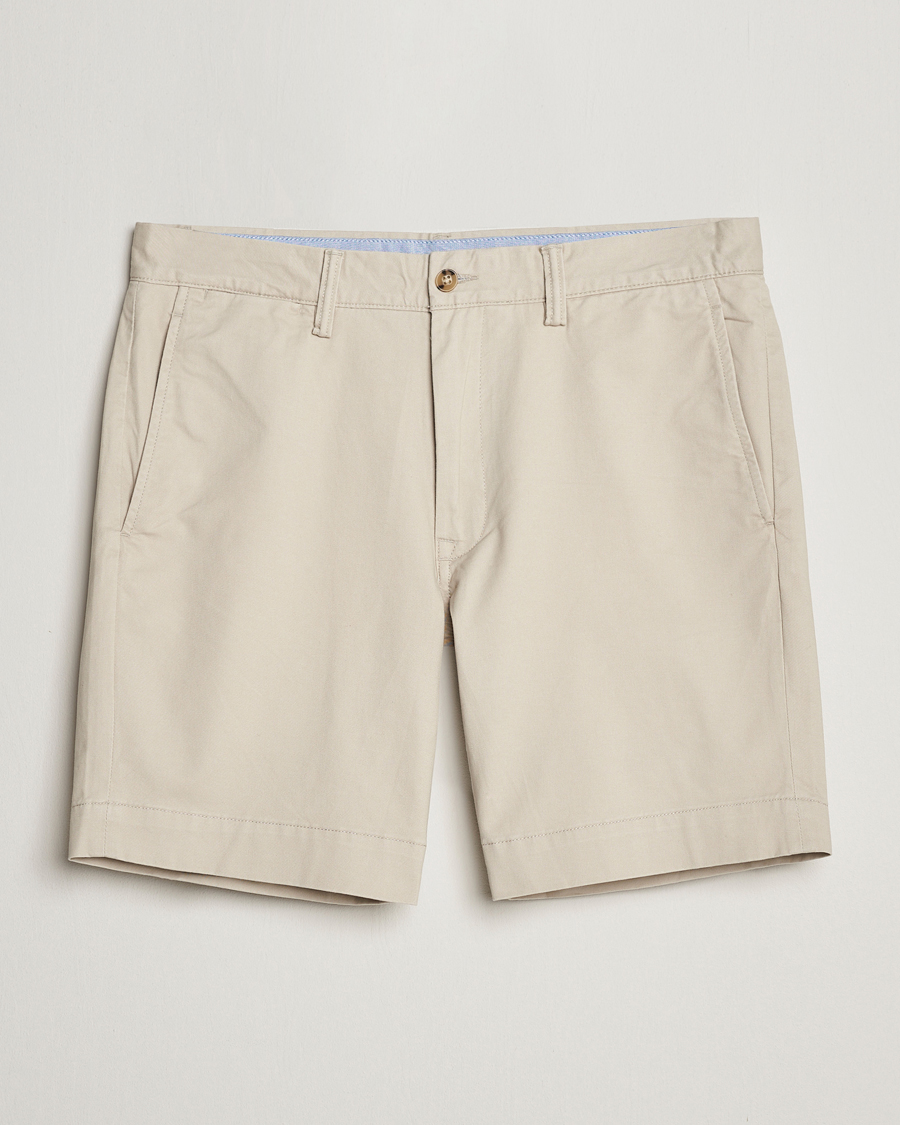 Men | Shorts | Polo Ralph Lauren | Tailored Slim Fit Shorts Classic Stone