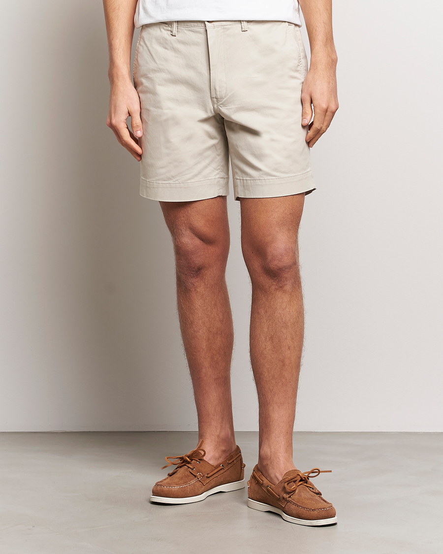 Men | Chino Shorts | Polo Ralph Lauren | Tailored Slim Fit Shorts Classic Stone