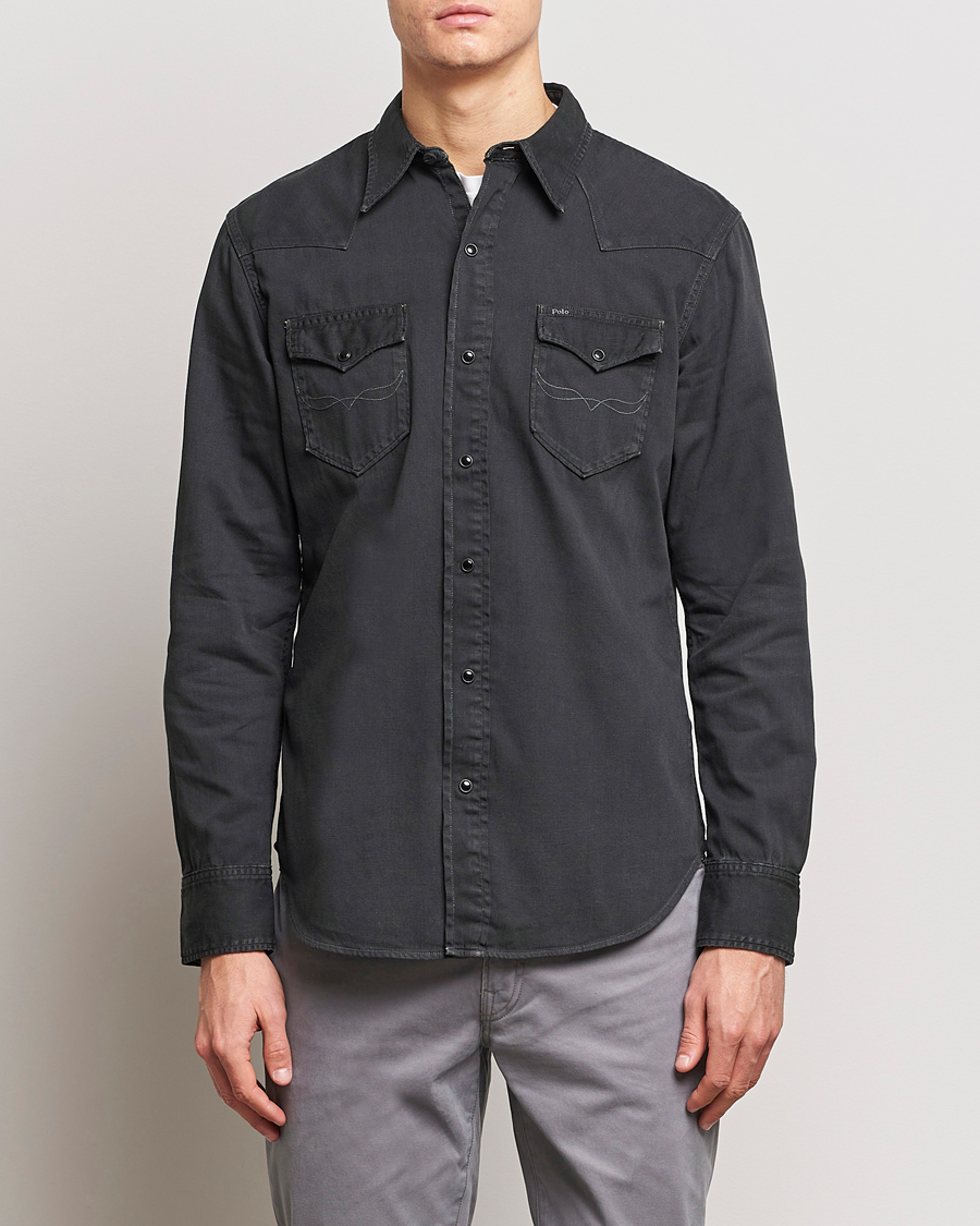 Men |  | Polo Ralph Lauren | Western Denim Shirt Black