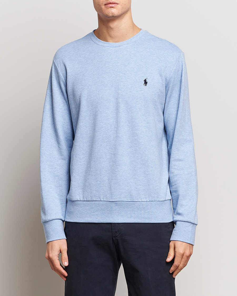 Men | Sweaters & Knitwear | Polo Ralph Lauren | Double Knitted Jersey Sweatshirt Isle Heather