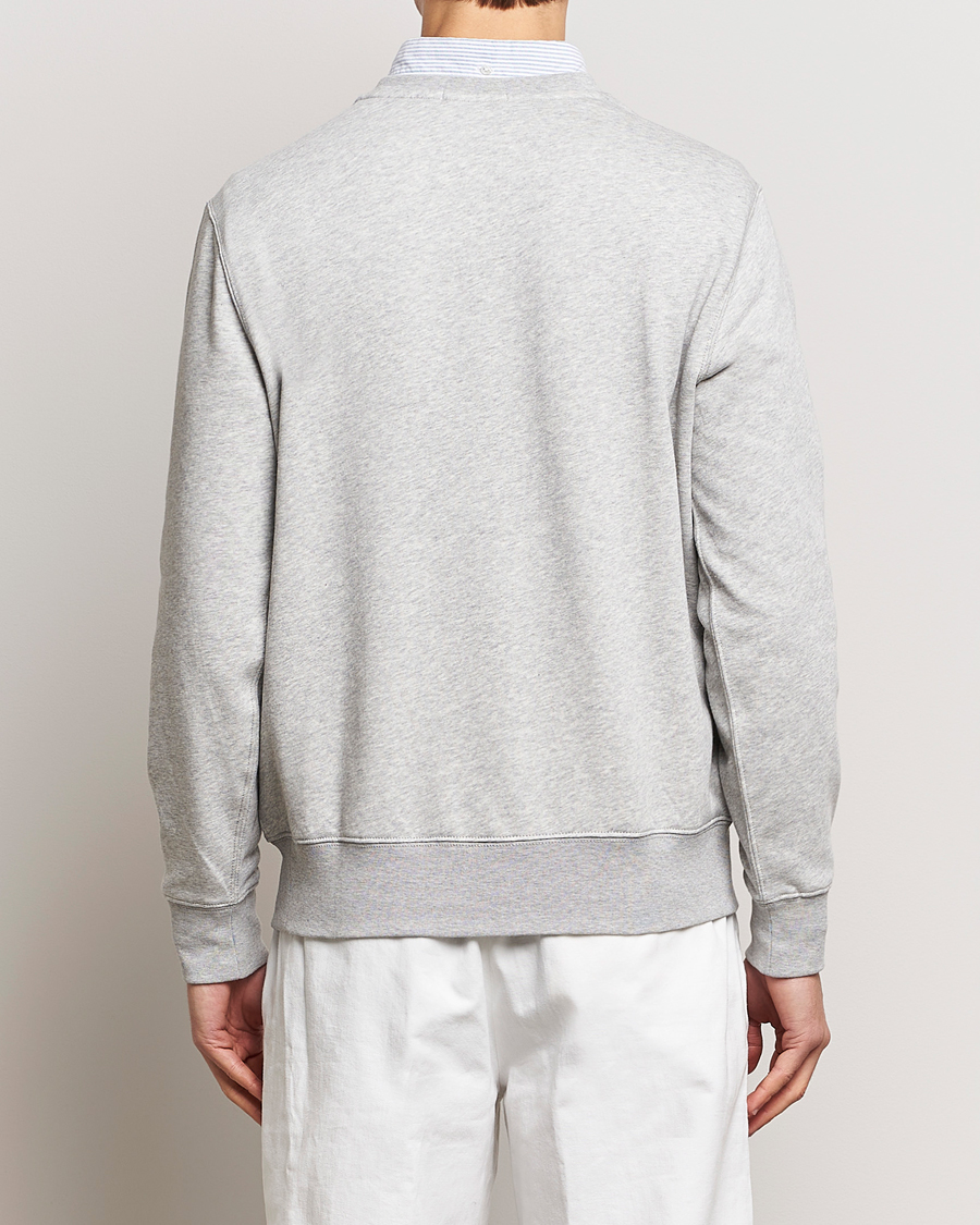 Men | Sweaters & Knitwear | Polo Ralph Lauren | Printed Bear Crew Neck Sweatshirt Andover Heather