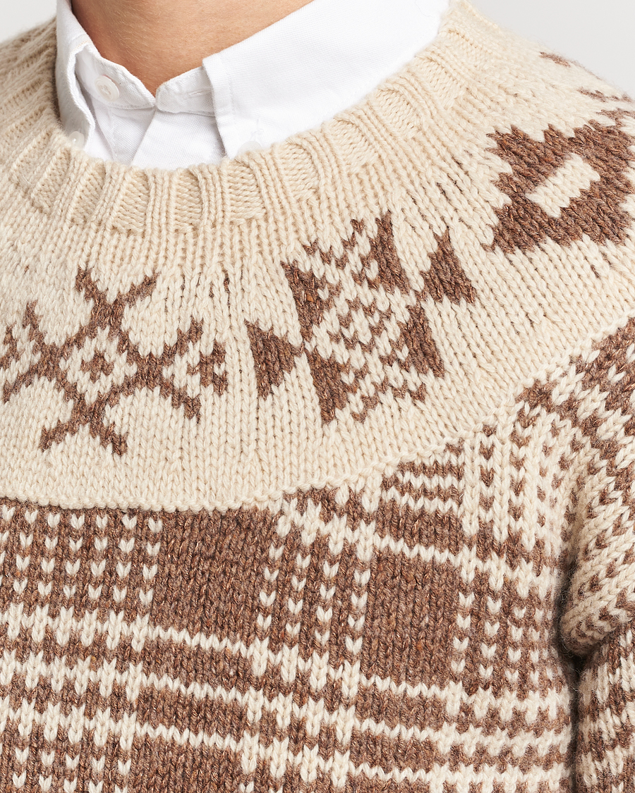 Men | Sweaters & Knitwear | Polo Ralph Lauren | Wool Knitted Crew Neck Sweater Medium Brown