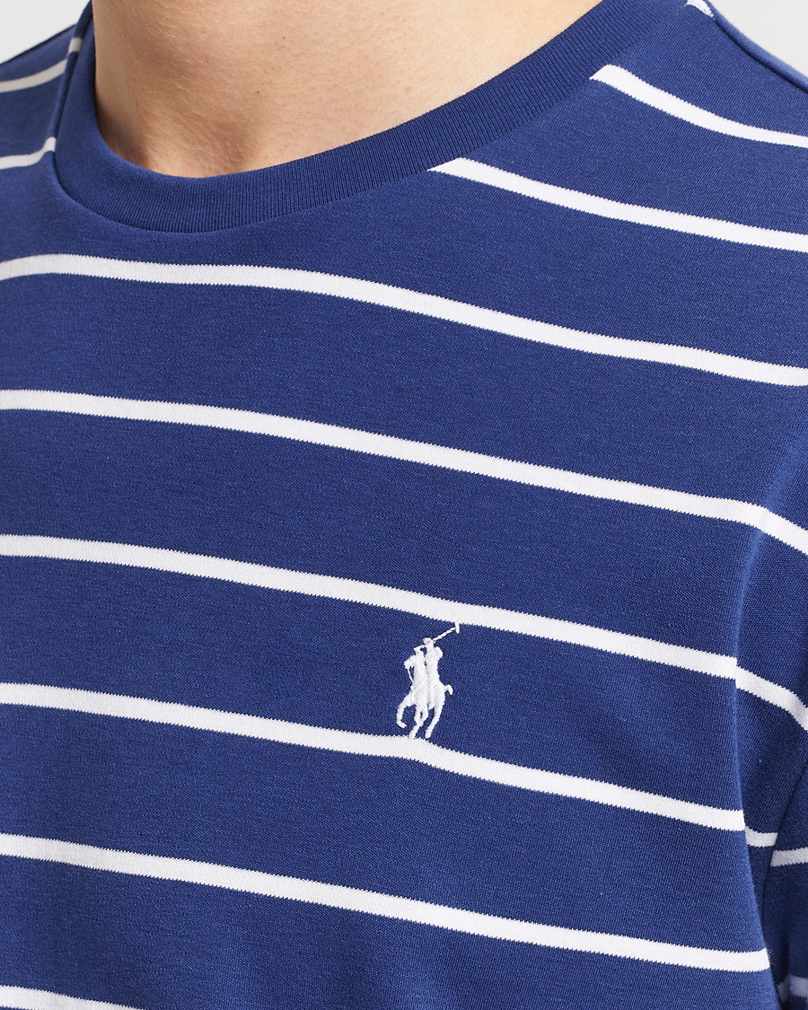 Men | T-Shirts | Polo Ralph Lauren | Striped Crew Neck T-Shirt Blue/White