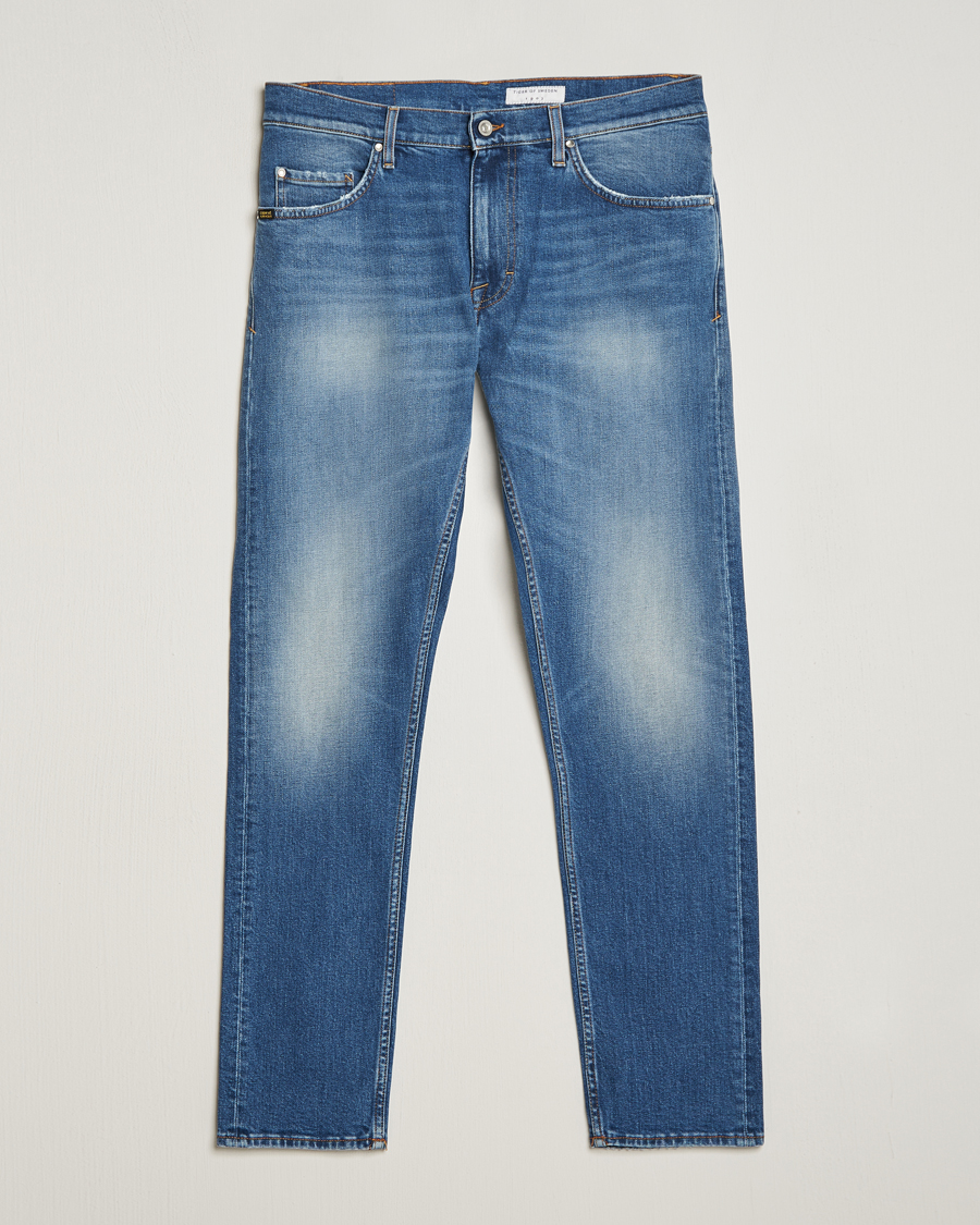 Men | Jeans | Tiger of Sweden | Pistolero Stretch Cotton Jeans Light Blue
