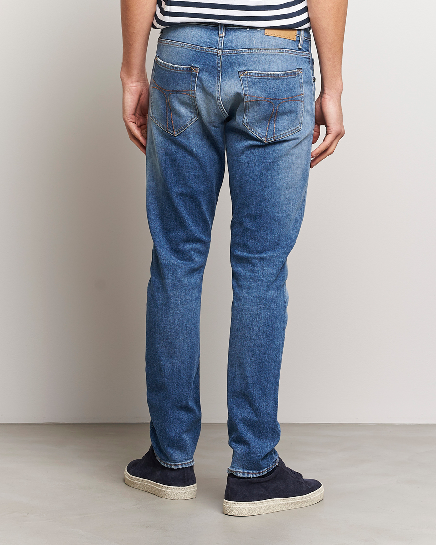 Men | Jeans | Tiger of Sweden | Pistolero Stretch Cotton Jeans Light Blue