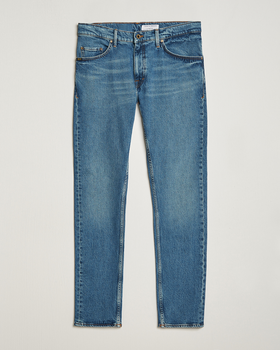 Men | Jeans | Tiger of Sweden | Pistolero Stretch Cotton Jeans Midnight Blue