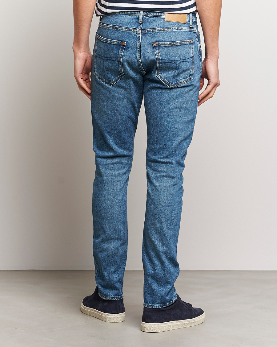 Men | Jeans | Tiger of Sweden | Pistolero Stretch Cotton Jeans Midnight Blue