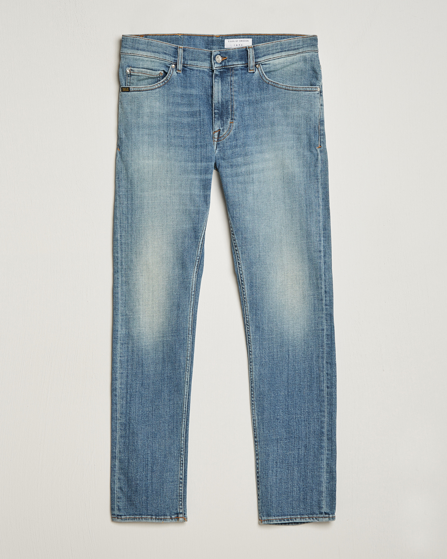 Men | Jeans | Tiger of Sweden | Evolve Stretch Cotton Jeans Medium Blue