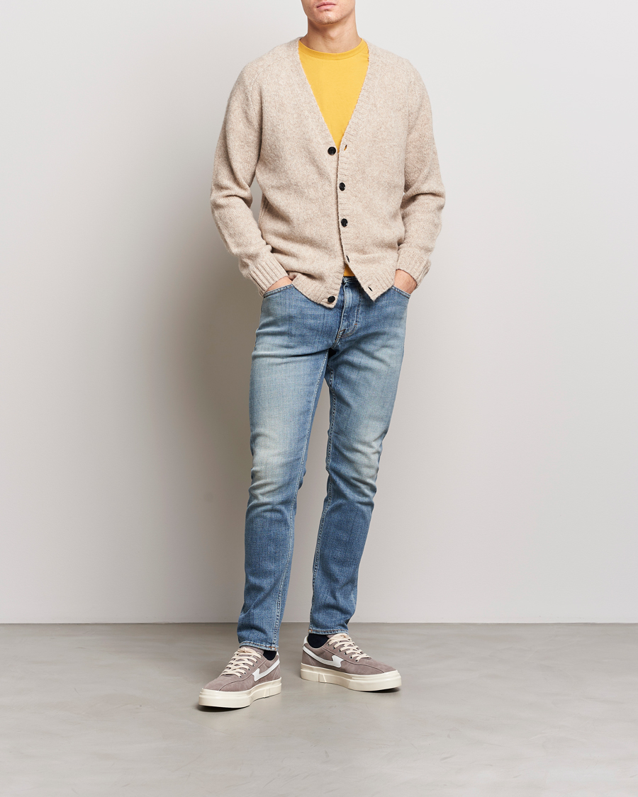 Men | Jeans | Tiger of Sweden | Evolve Stretch Cotton Jeans Medium Blue