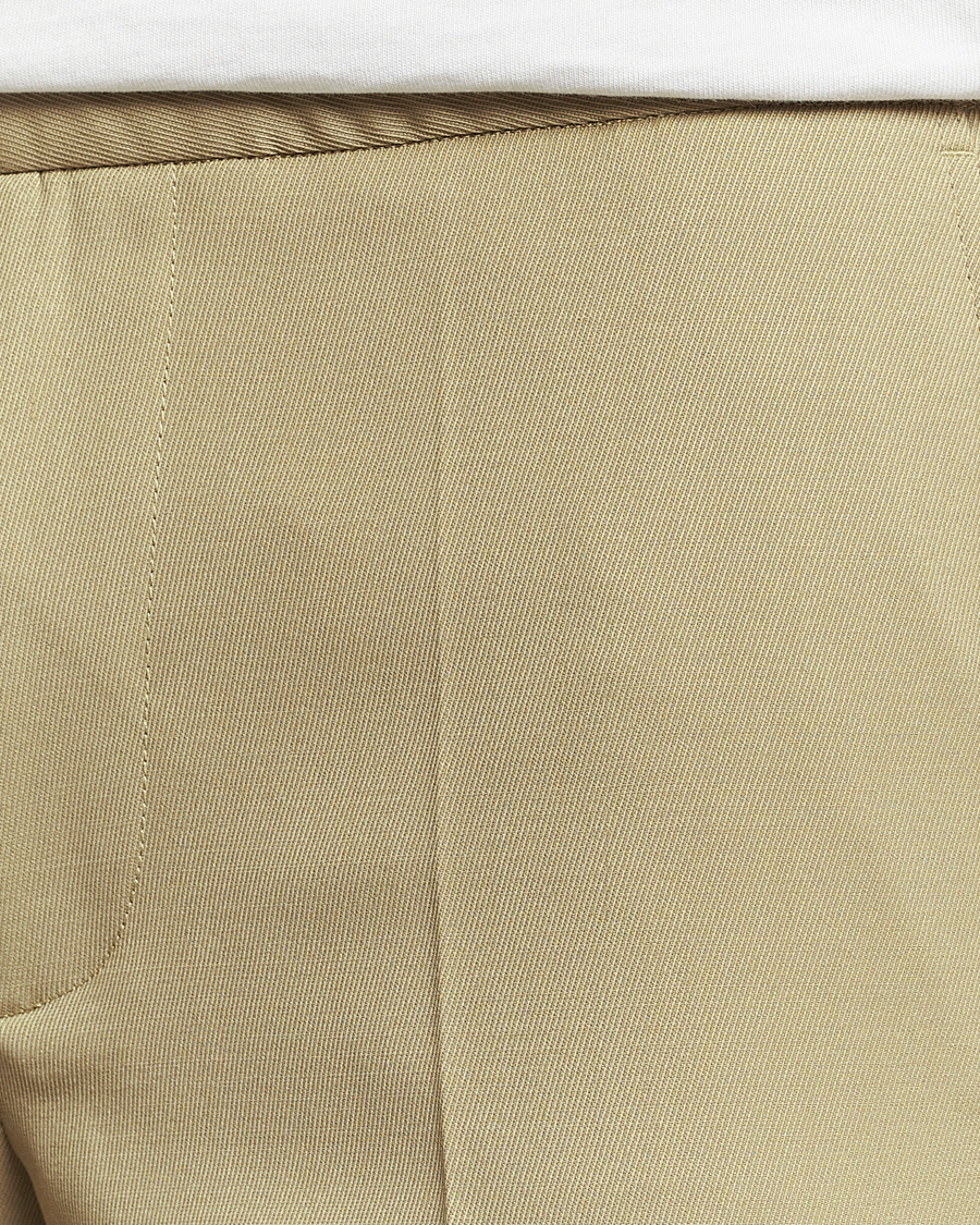 Men | Trousers | Filippa K | Terry Cropped Trousers Sage Melange