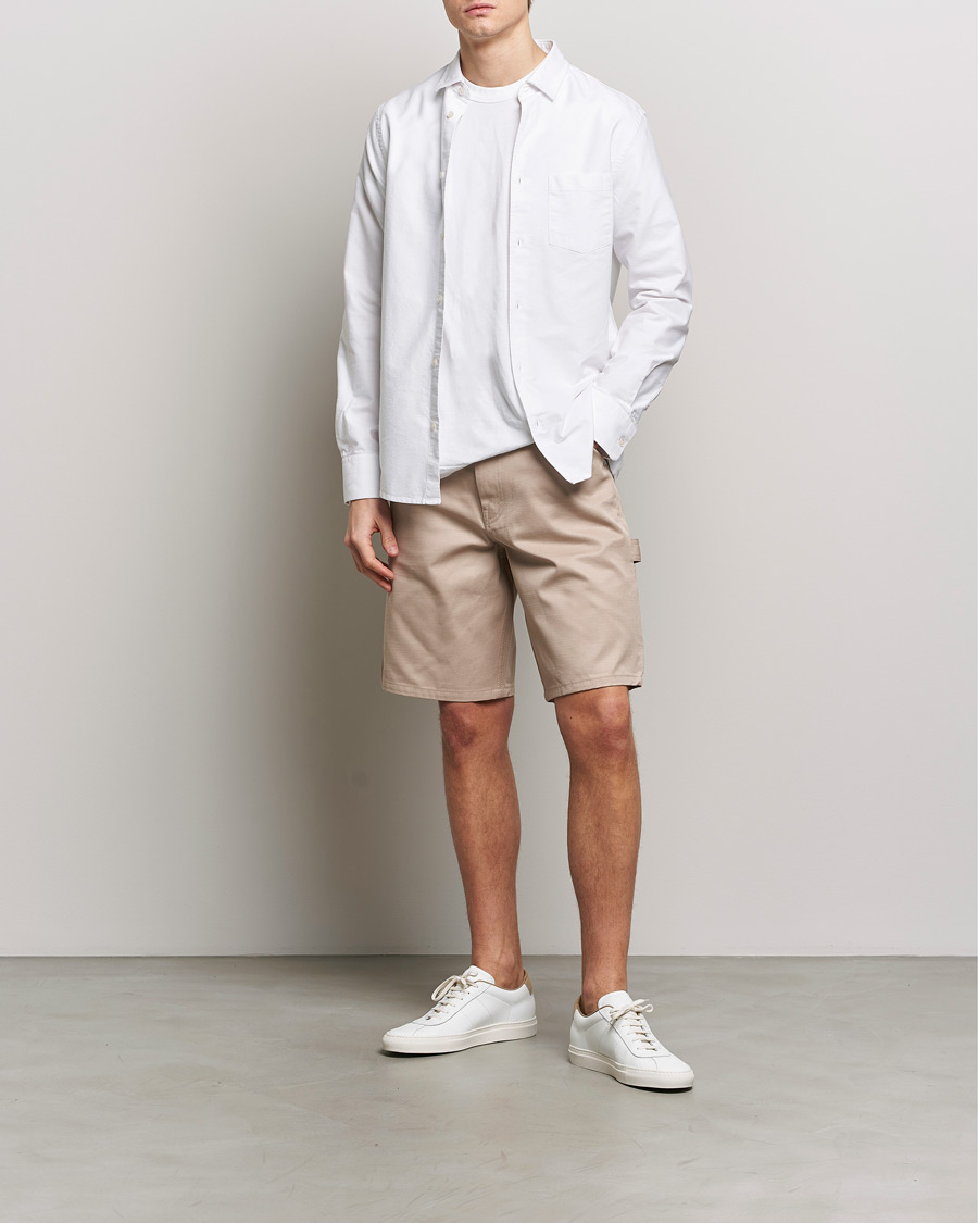 Men | Shorts | Filippa K | Workwear Shorts Taupe
