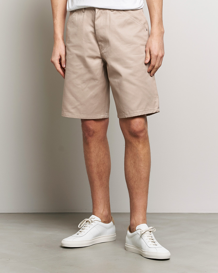 Men | Shorts | Filippa K | Workwear Shorts Taupe