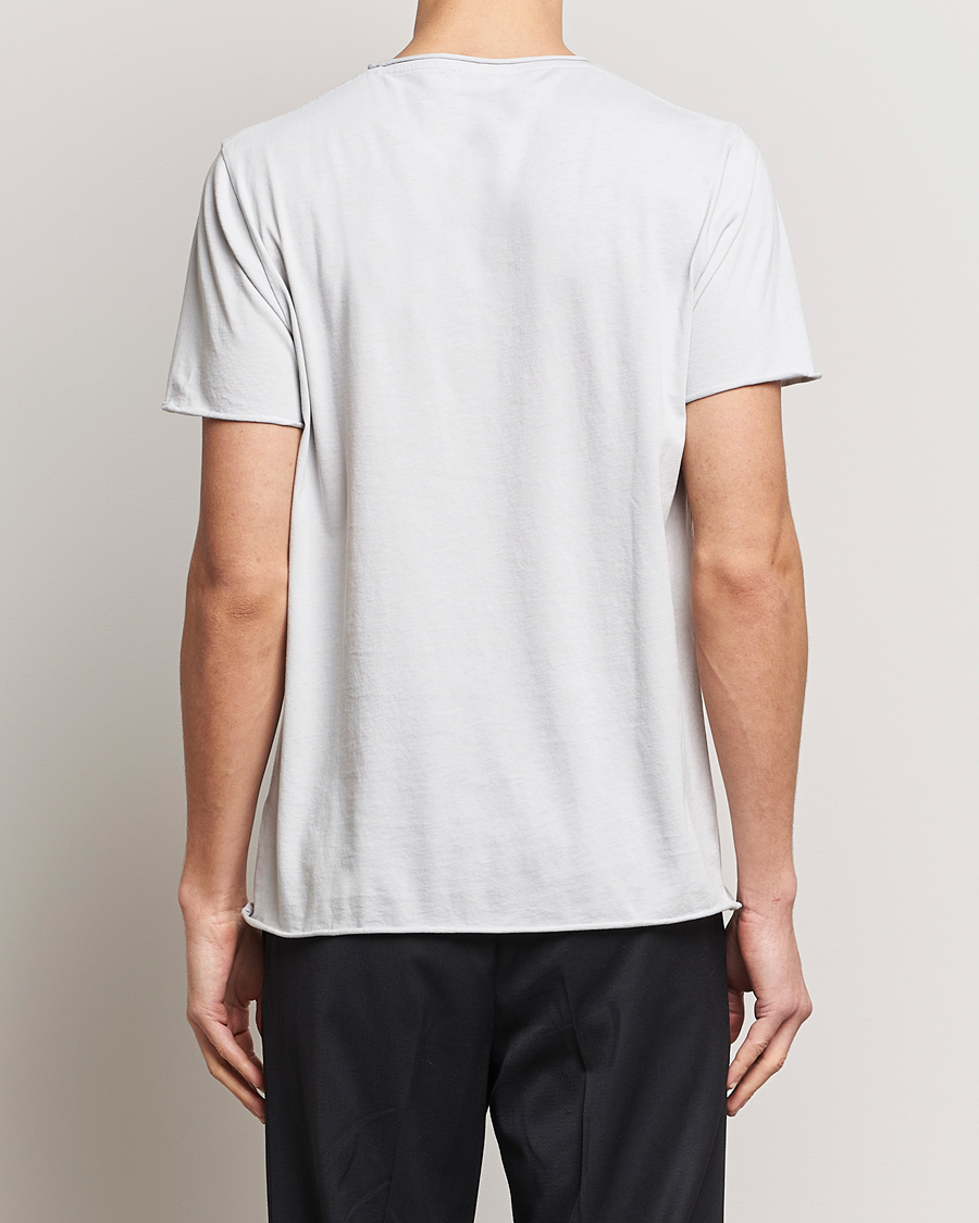 Men | T-Shirts | Filippa K | Roll Neck Crew Neck T-Shirt Light Grey