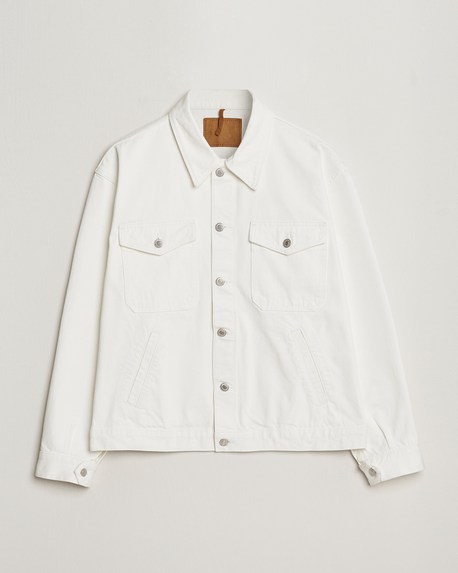 Men | Coats & Jackets | Jeanerica | Flo Denim Jacket Natural White