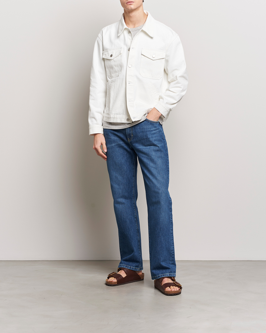 Men | Coats & Jackets | Jeanerica | Flo Denim Jacket Natural White