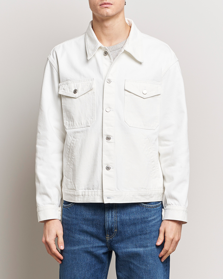 Men | Coats & Jackets | Jeanerica | Flo Denim Jacket Natural White