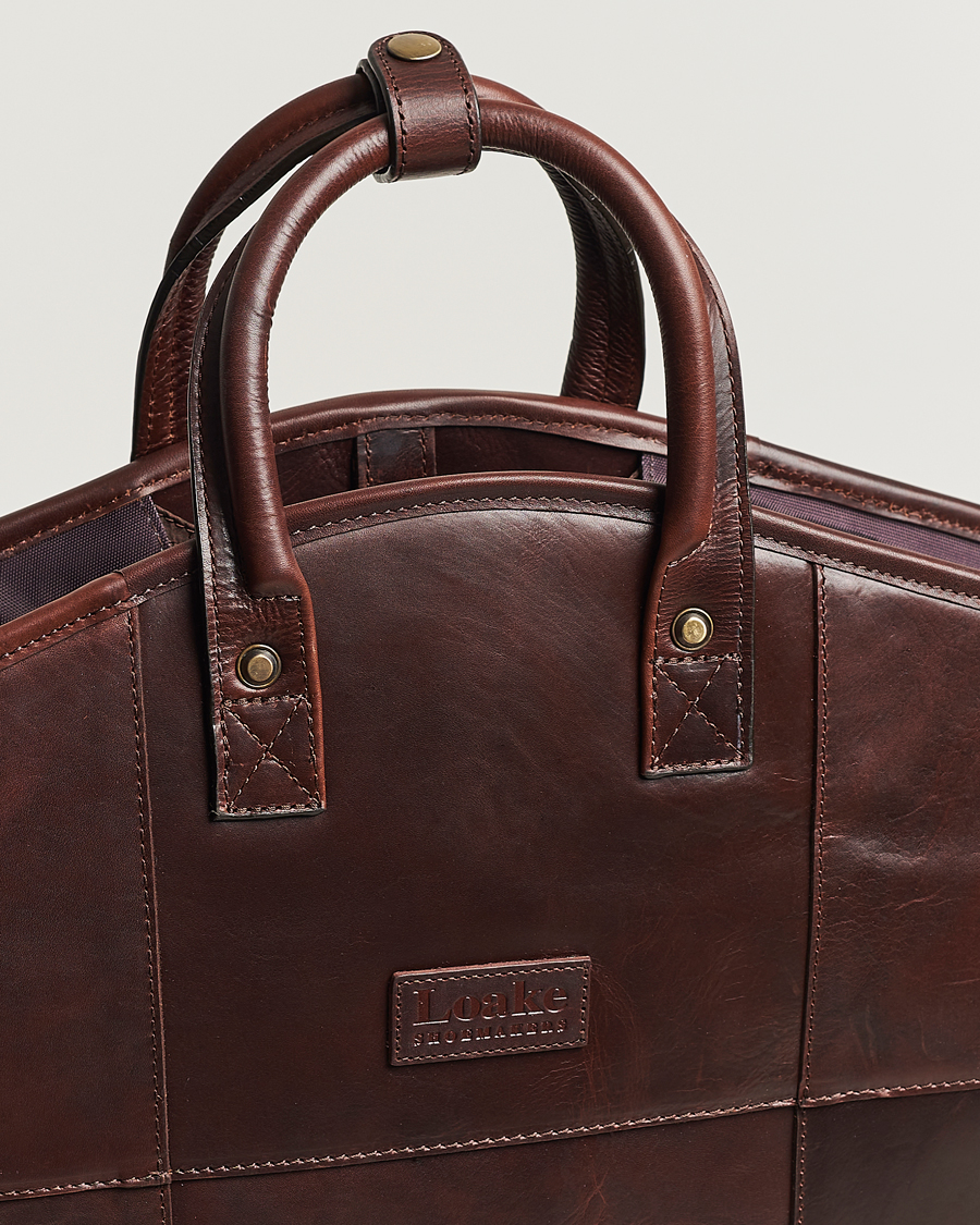 Men | Bags | Loake Shoemakers | London Leather Suit Carrier Brown