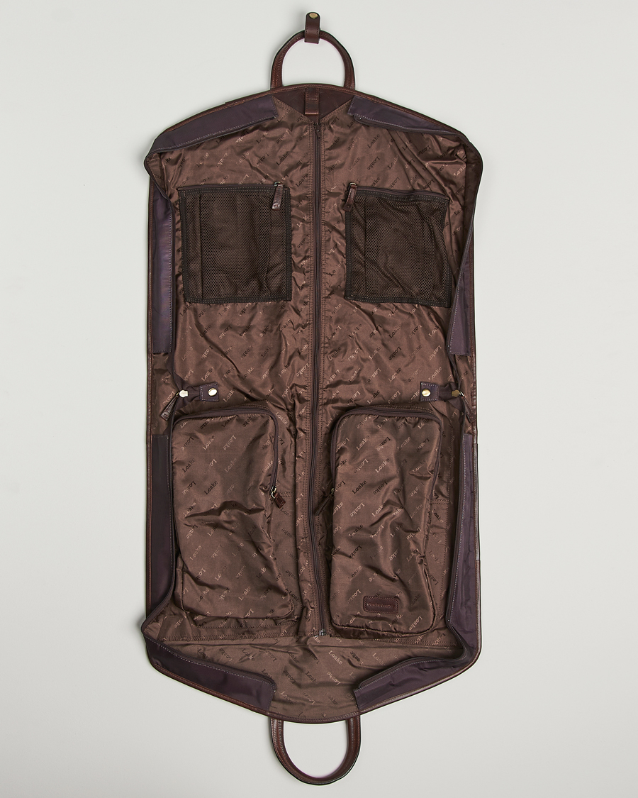 Men | Bags | Loake Shoemakers | London Leather Suit Carrier Brown