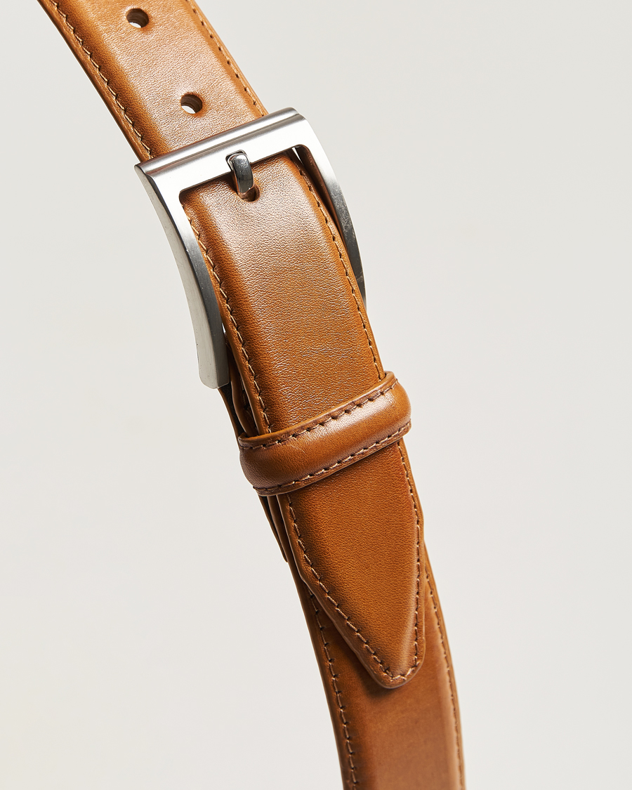 Men | Belts | Loake Shoemakers | Philip Leather Belt Tan