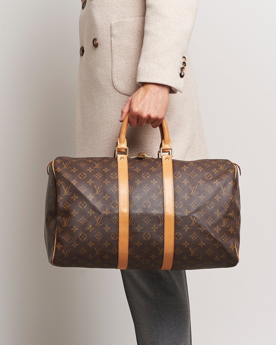 Men | Previously sold bags | Louis Vuitton Pre-Owned | Keepall 45 Bag Monogram