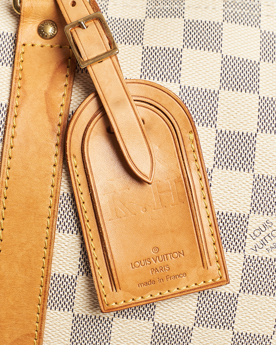 Louis Vuitton Vintage - Damier Azur Keepall 50 Bag - White Ivory