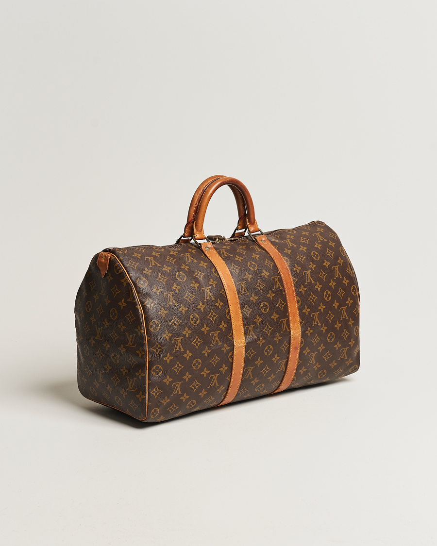 Men | Louis Vuitton Pre-Owned Keepall 50 Bag Monogram | Louis Vuitton Pre-Owned | Keepall 50 Bag Monogram