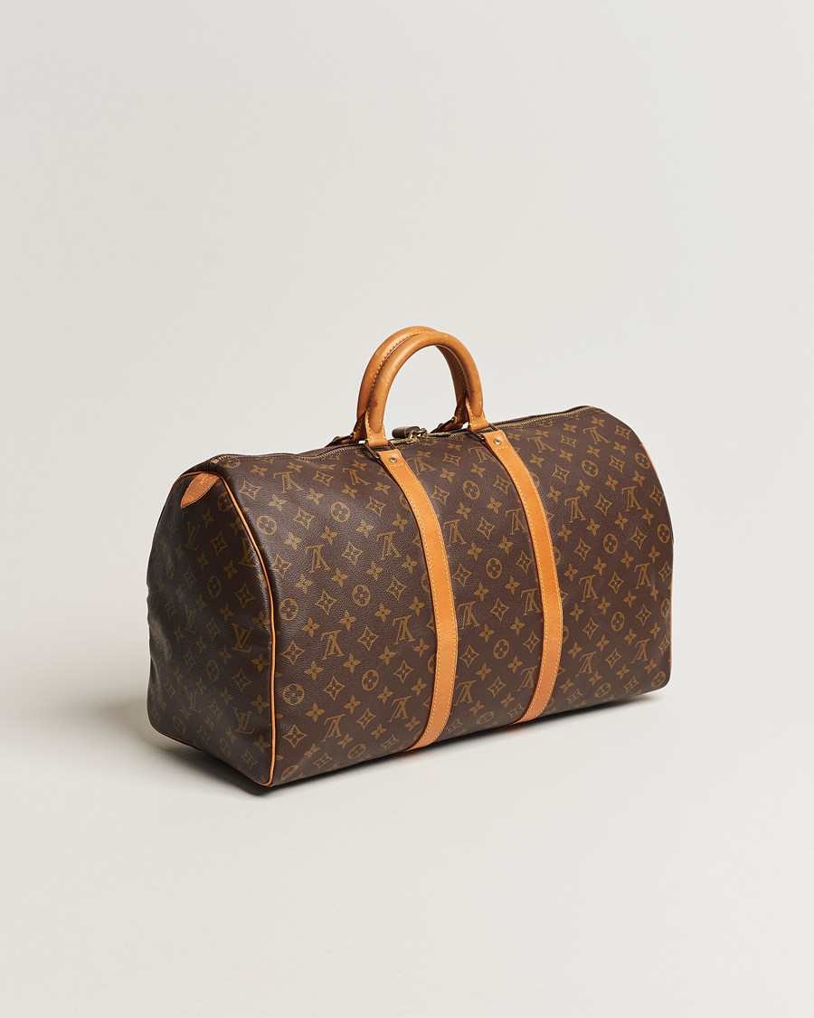 Men | Louis Vuitton Pre-Owned Keepall 50 Bag Monogram | Louis Vuitton Pre-Owned | Keepall 50 Bag Monogram