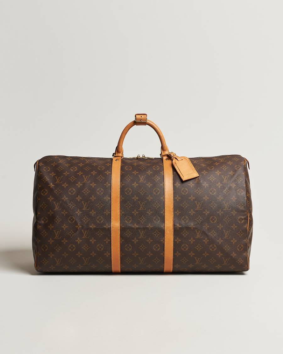 Louis Vuitton Brown Monogram Canvas Keepall 60 Suitcase < Travel