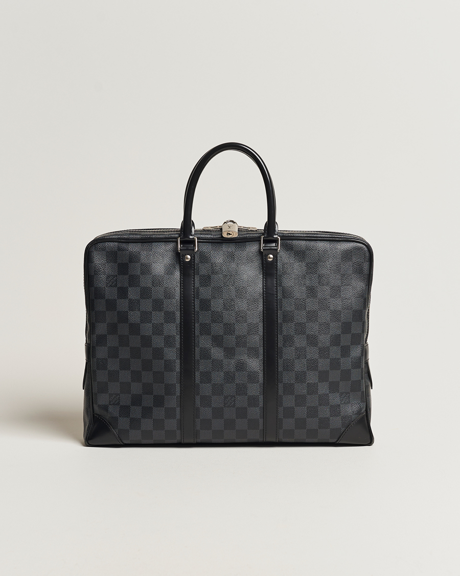 Louis Vuitton Pre-Owned Porte-Documents Voyager Briefcase Damier Graphite a