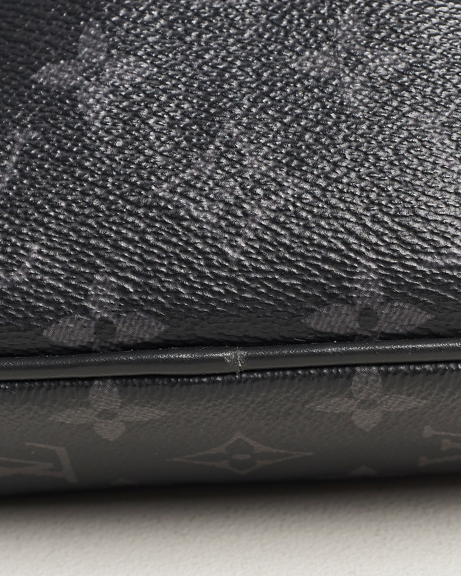 Men | Louis Vuitton Pre-Owned Toiletry Bag PM Monogram Eclipse | Louis Vuitton Pre-Owned | Toiletry Bag PM Monogram Eclipse