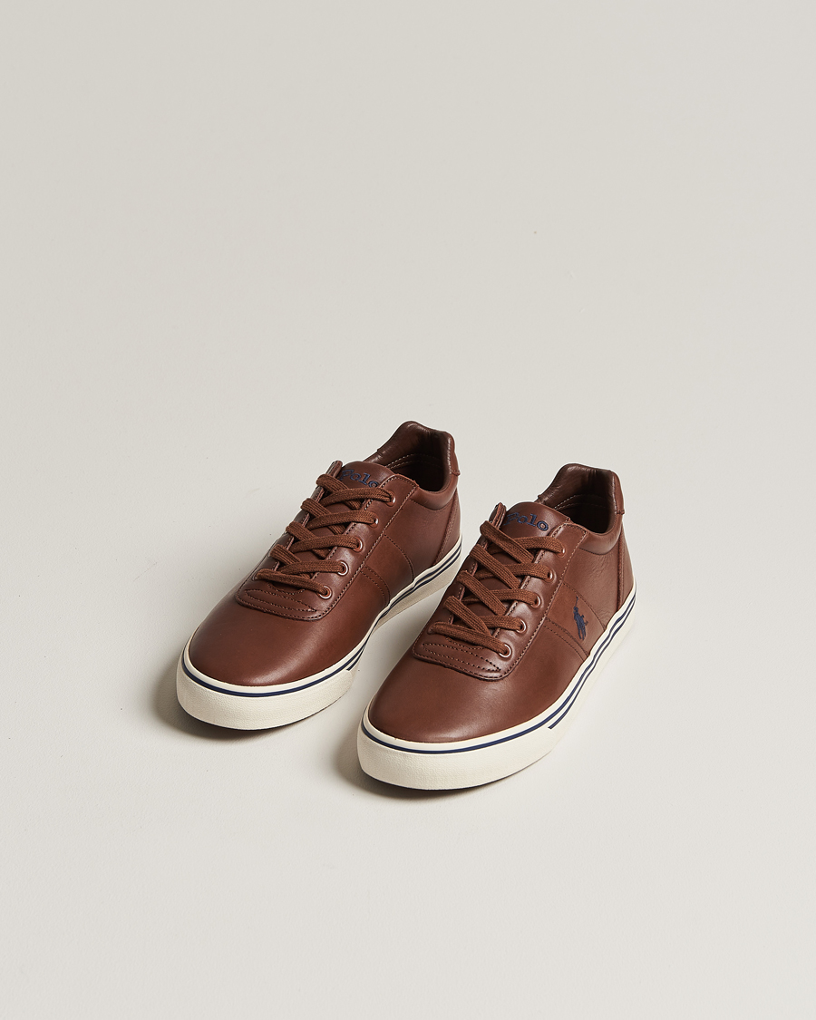 Men | Polo Ralph Lauren Hanford Leather Sneaker Tan | Polo Ralph Lauren | Hanford Leather Sneaker Tan