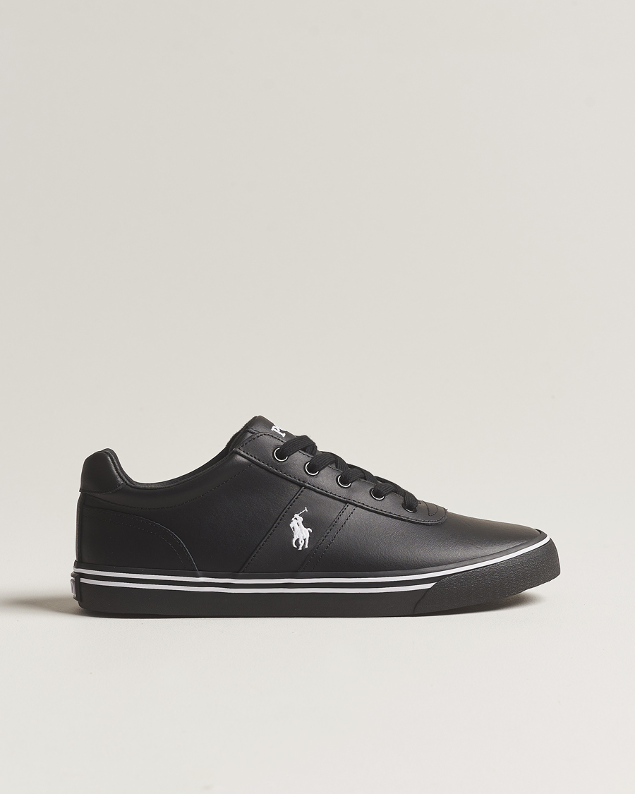 Men | Polo Ralph Lauren Hanford Leather Sneaker Black | Polo Ralph Lauren | Hanford Leather Sneaker Black