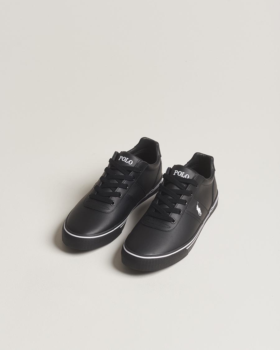 Men | Black sneakers | Polo Ralph Lauren | Hanford Leather Sneaker Black