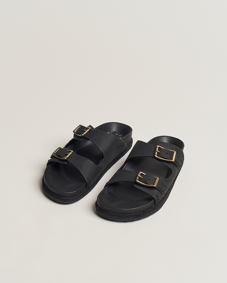 Men | Sandals & Slides | Polo Ralph Lauren | Turbach Leather Sandals Black