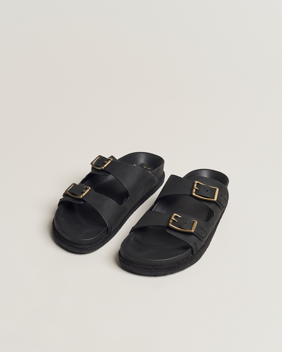 Men | Polo Ralph Lauren Turbach Leather Sandals Black | Polo Ralph Lauren | Turbach Leather Sandals Black
