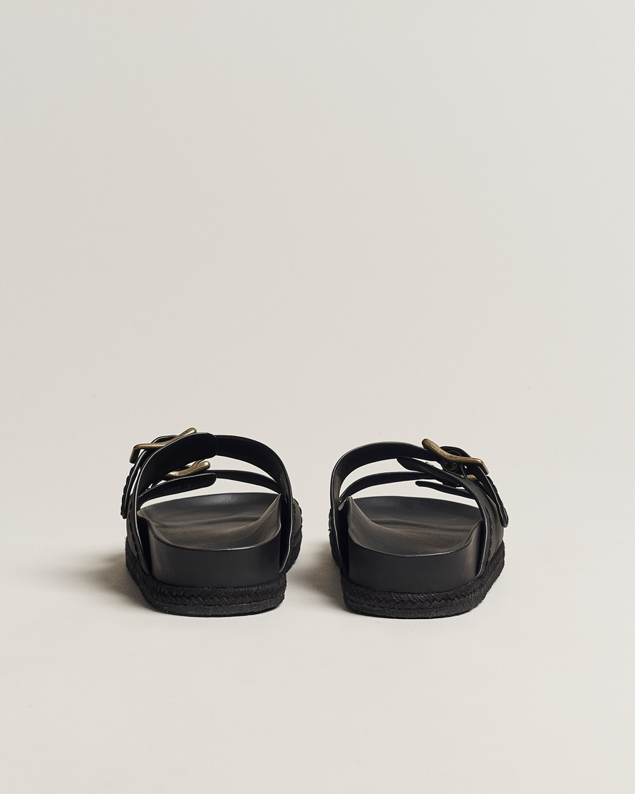 Men | Polo Ralph Lauren Turbach Leather Sandals Black | Polo Ralph Lauren | Turbach Leather Sandals Black