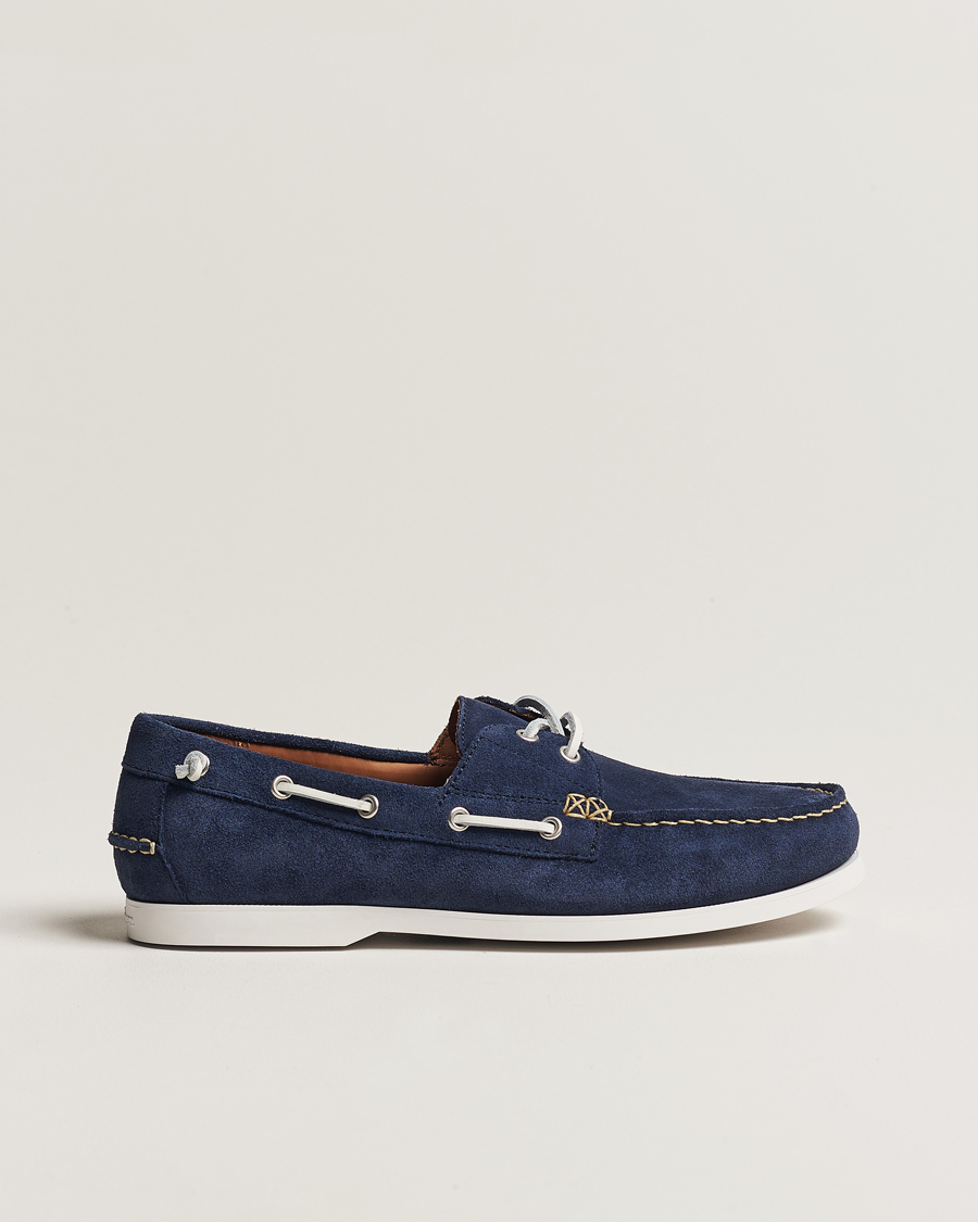 Men | Polo Ralph Lauren Merton Suede Boat Shoe Hunter Navy | Polo Ralph Lauren | Merton Suede Boat Shoe Hunter Navy