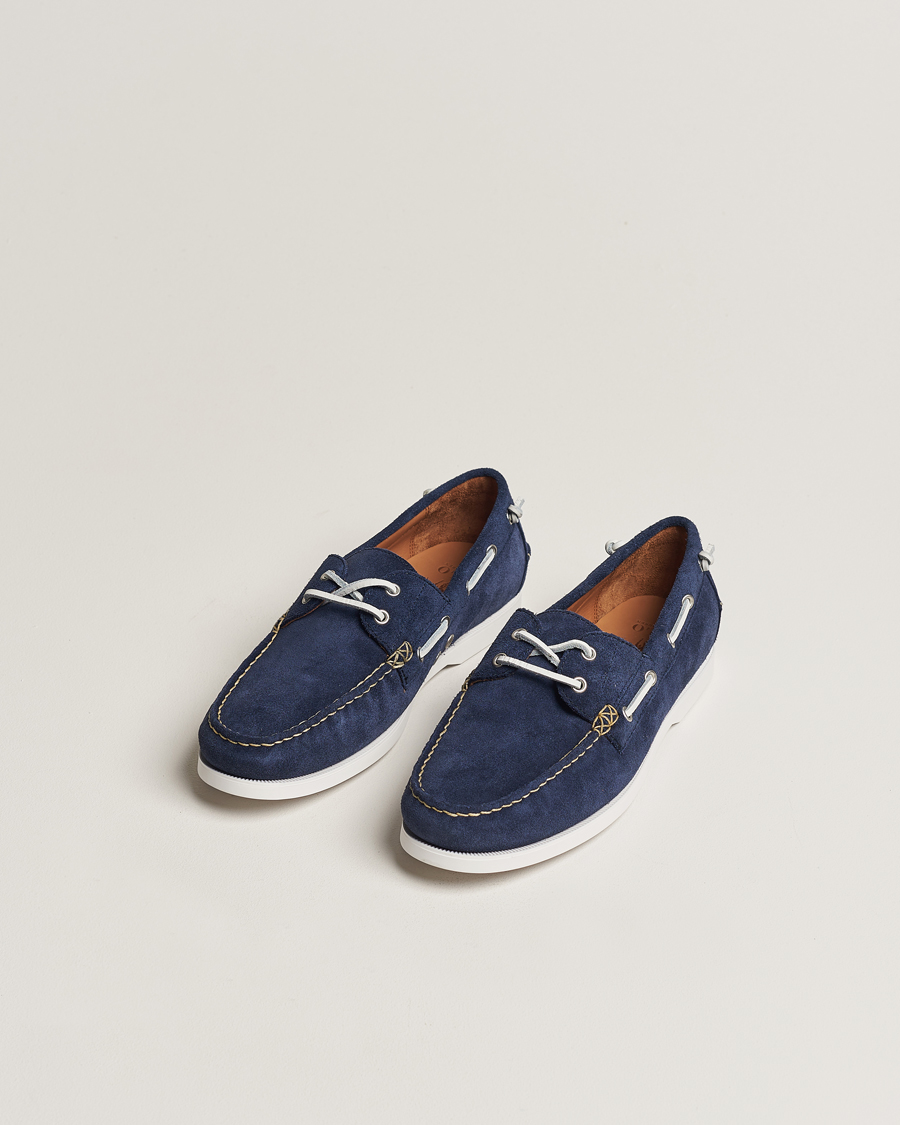 Men | Suede shoes | Polo Ralph Lauren | Merton Suede Boat Shoe Hunter Navy
